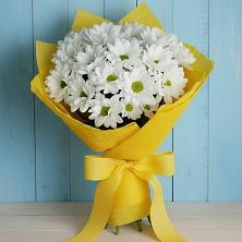Букет цветов из:  Хризантемы в Строителе
