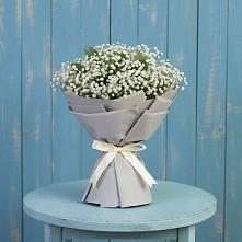 Букет цветов из:  Гипсофила в Строителе