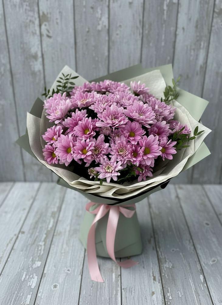 Букет цветов из: Хризантемы в Строителе