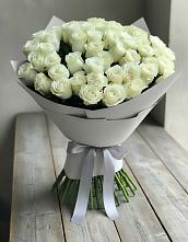 Букет 35 Белых роз #REPLACE_PRED# Строителе