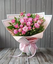 Букет Розовый кустик #REPLACE_PRED# Строителе