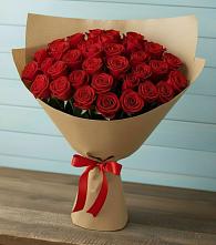 Букет Красные розы Милано в Строителе