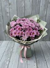 Букет цветов из:  Хризантемы в Строителе