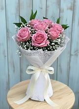 Букет цветов из:  Розы #REPLACE_PRED# Строителе