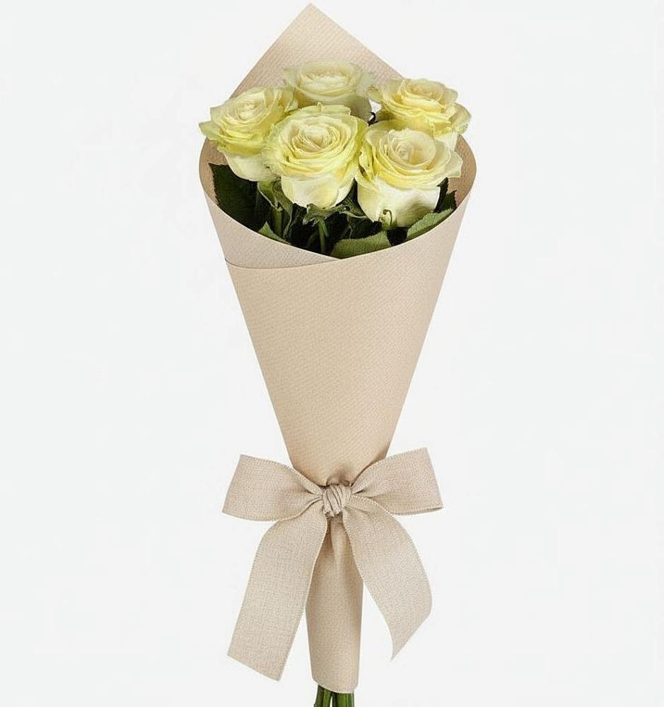 Букет цветов из: Розы в Строителе