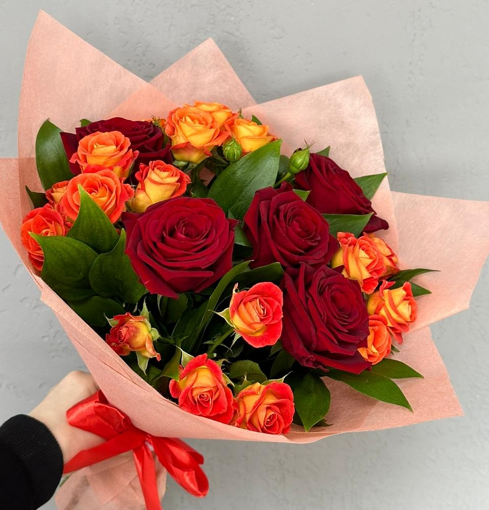 Букет Любовь и восторг в Строителе