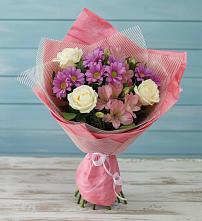 Букет цветов из:  Герберы в Строителе