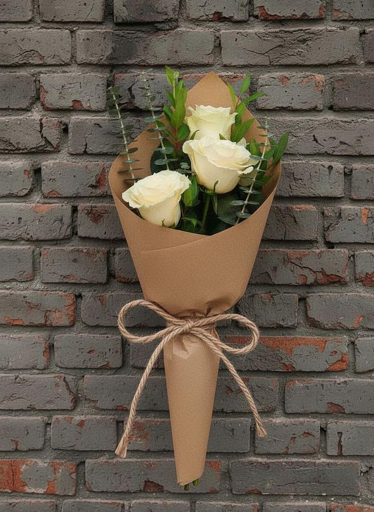 Букет цветов из: Розы в Строителе