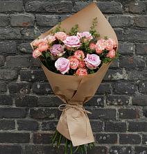 Букет цветов из:  Розы в Строителе