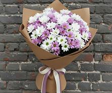 Букет цветов из:  Хризантемы #REPLACE_PRED# Строителе