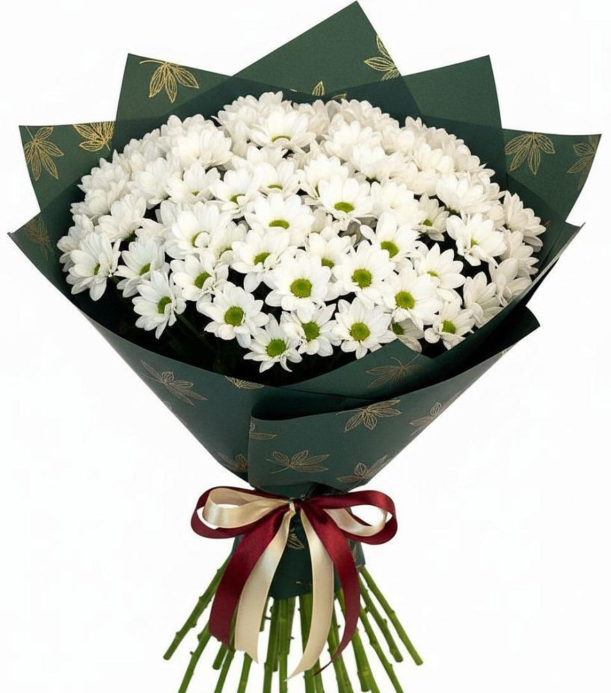 Букет цветов из: Хризантемы в Строителе