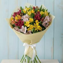 Букет цветов из:  Альстромерии #REPLACE_PRED# Строителе