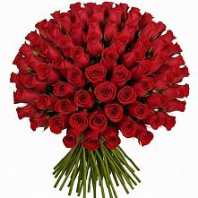 Букет Красные розы Чери Лав в Строителе