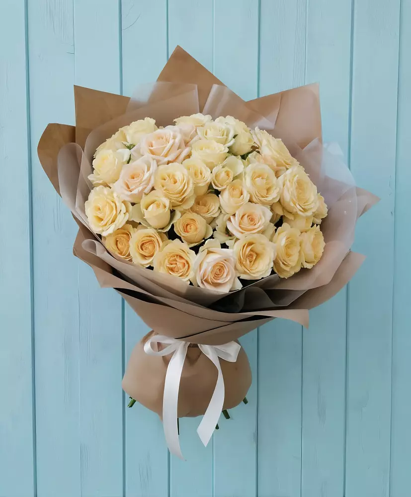 Букет Кремовое облако в Строителе