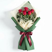 Букет цветов из:  Розы в Строителе