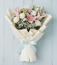 Букет цветов из:  Лилии в Строителе