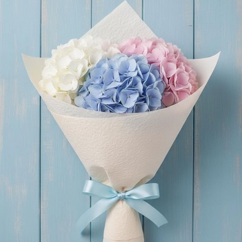 Букет цветов из: Гортензия в Строителе