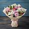 Букет цветов из: Хризантемы, Альстромерии и Розы в Строителе